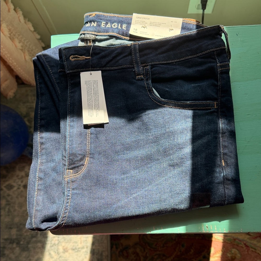 American Eagle Outfitters Dark Blue Jeans Jeggings NWT